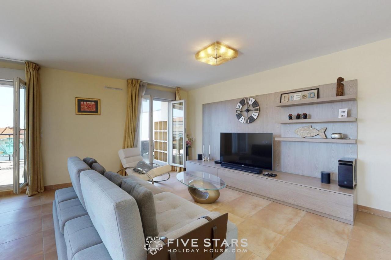 Luxury Beach Five Stars Holiday House Niza Exterior foto